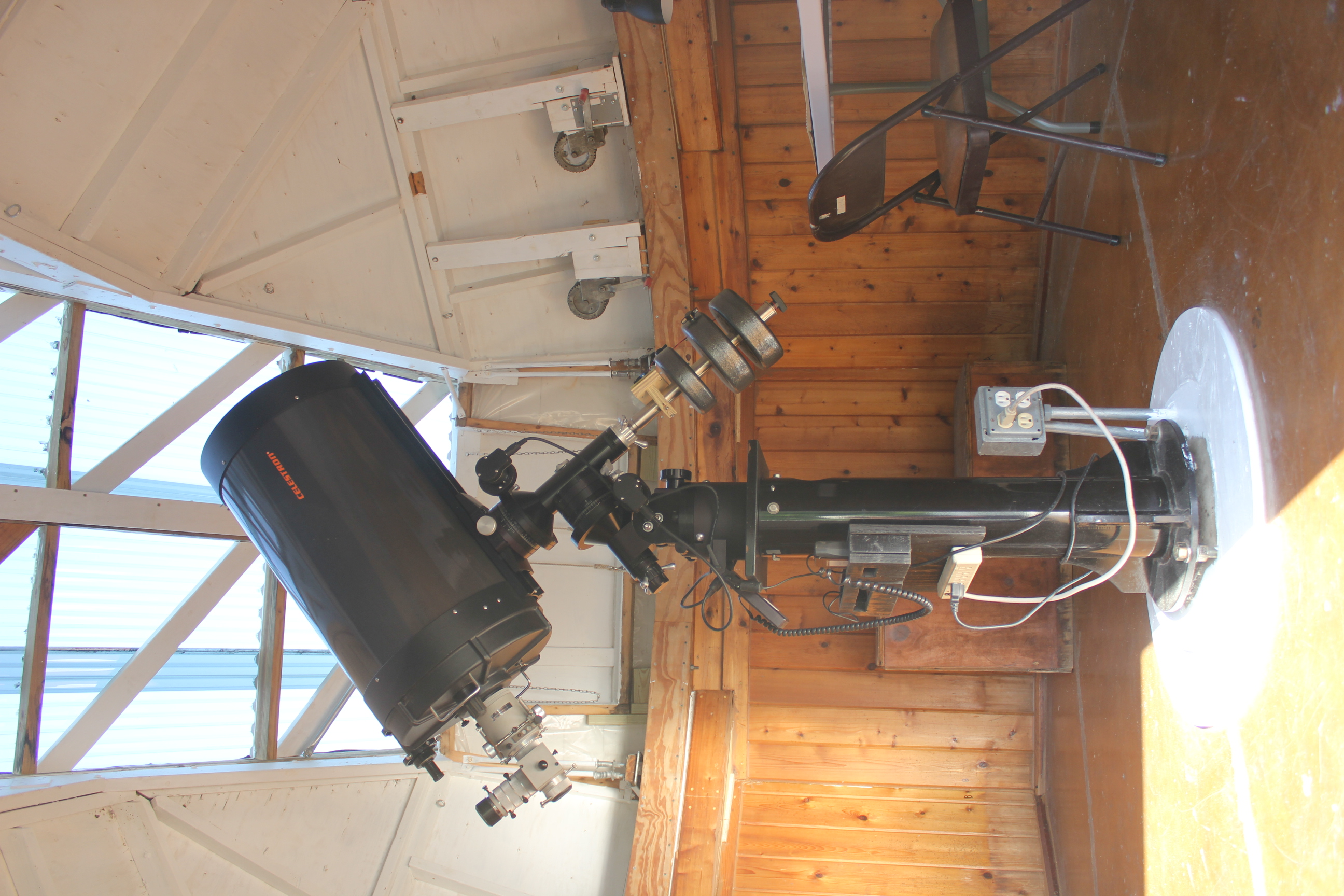 telescope in observatory